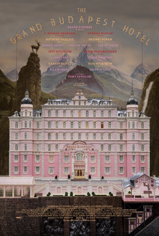 The production value alone are worth a trip to visit the Grand Budapest Hotel. 